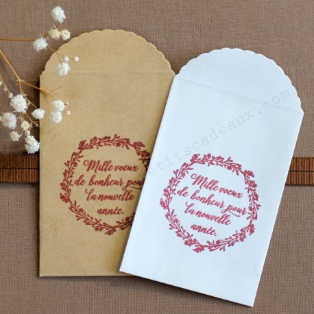 La pochette cadeau "mille vœux de bonheur"